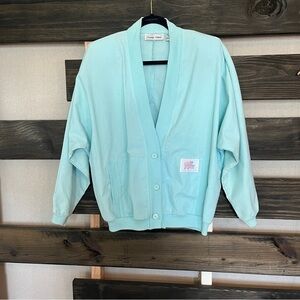 Vintage Prestige global 90s teal lightweight jacket